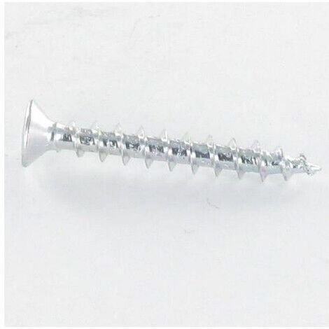 VBA Vis bois agglo Tête fraisée bombée TFB Phillips 4.3X25 Acier zingué RAL8003-1 pièce