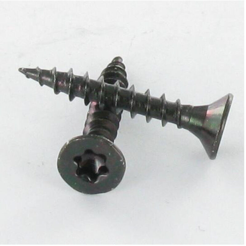 Vba Vis bois agglo Tête fraisée tf torx T15 3.5X20 Acier zingué noir-2000 pièces