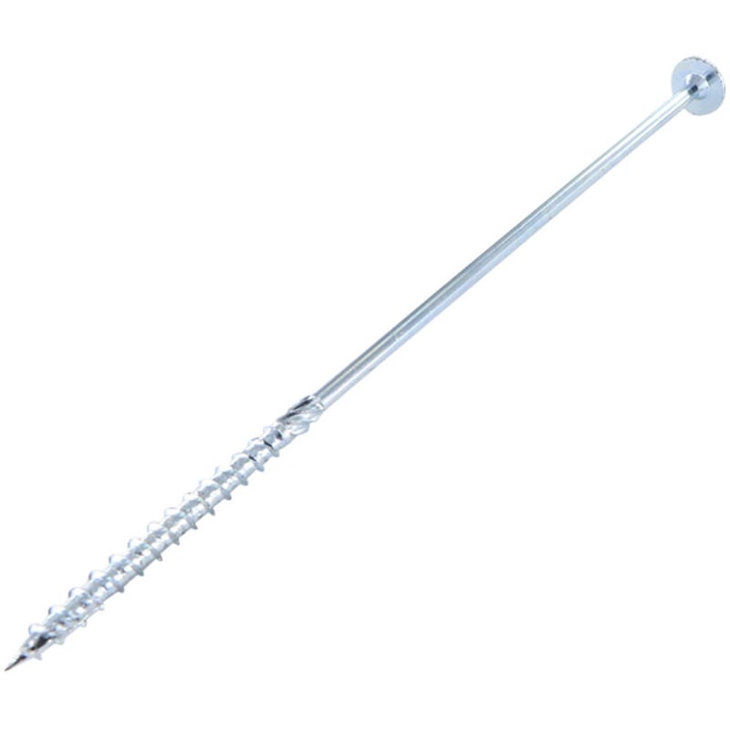 Vba Vis bois agglo Tête disque torx T40 8X360 Acier zingué-50 pièces