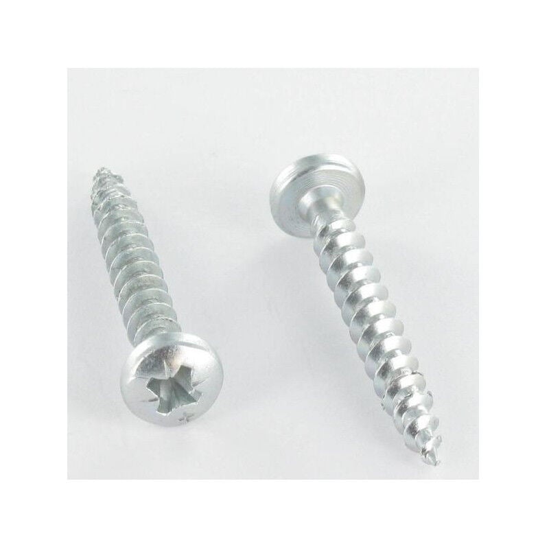 VBA3 Tête ronde tr Pozi 4X20 Acier zingué-500 pièces