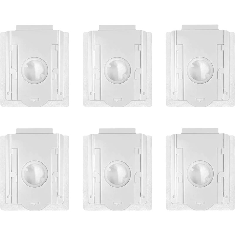 VCA-ADB90 Sac à poussière compatible avec Samsung Clean Station, lot de 6 sacs de rechange pour Jet 75 Complete 75+ 90+ 70+ Series – VCA-SAE90B/AA,