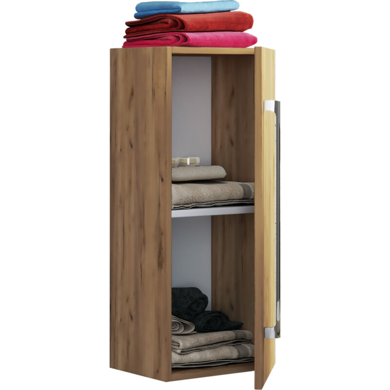 Ebuy24 Holz Badmöbel Midischrank Badinos D