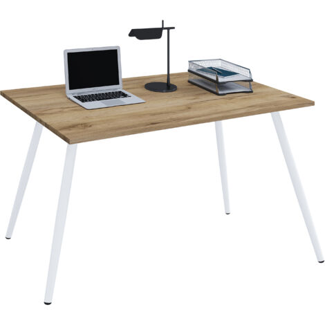VCM Scrivania Computer Tavolo Ufficio Tavolo Scandanivischer Retro Look Salia 80x50 cm (Rovere Miele)