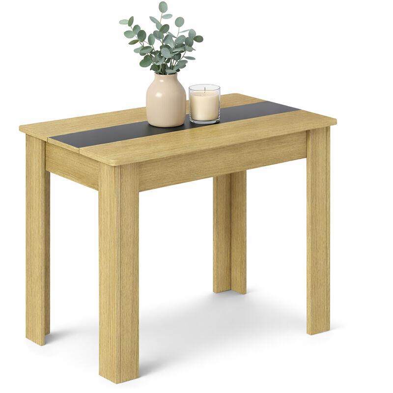VCM - Table à manger Table de cuisine 80x50 Disalo H. 75 x B. 80 x T. 50 cm VCM - Table à manger Table de cuisine 80x50 Disalo H. 75 x B. 80 x T. 50 cm