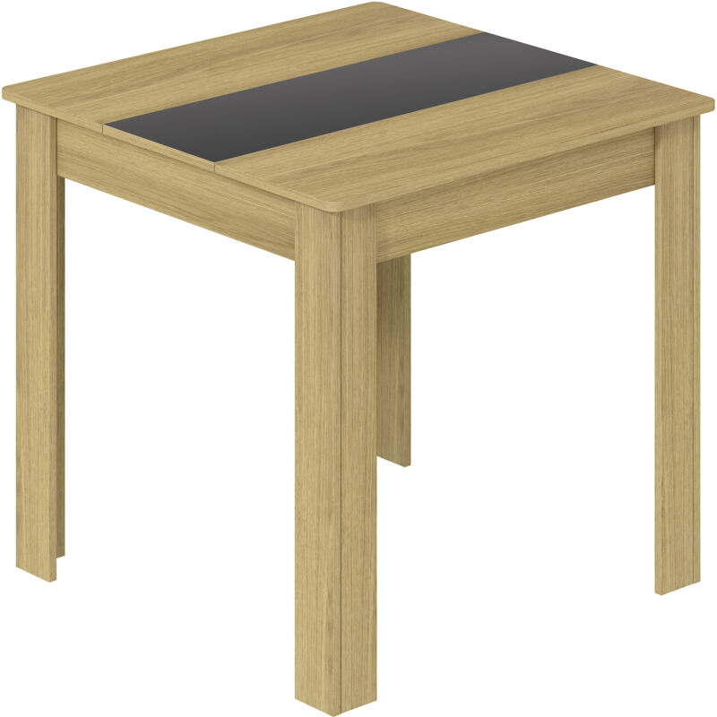 VCM - Table à manger Table de cuisine 80x80 Disalo H. 75 x B. 80 x T. 80 cm VCM - Table à manger Table de cuisine 80x80 Disalo H. 75 x B. 80 x T. 80 cm