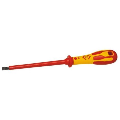 VDE Cacciavite a taglio C.K Dextro VDE T49144-030 Larghezza della lama: 3 mm Lunghezza della lama: 100 mm
