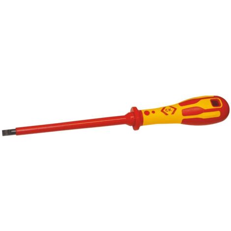 VDE Cacciavite a taglio C.K Dextro VDE T49144-080 Larghezza della lama: 8 mm Lunghezza della lama: 175 mm