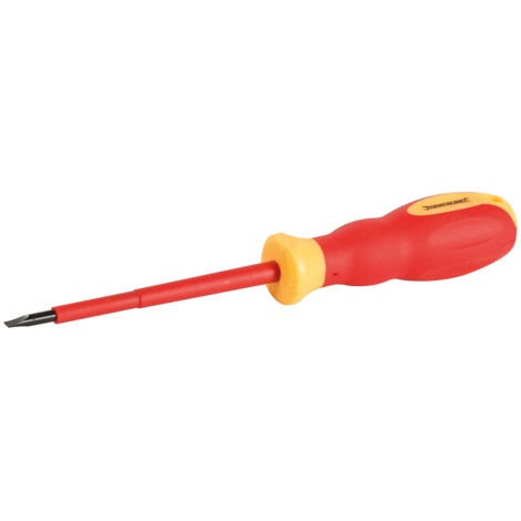 VDE-Elektriker-Schraubendreher mit Weichgriff 0,8 x 4 x 100 mm