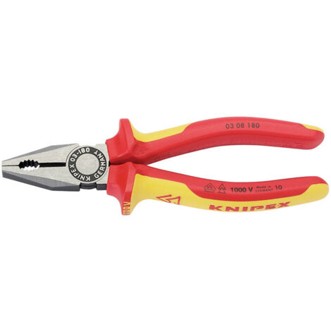 VDE Fully Insulated Combination Pliers (180mm) (31918)