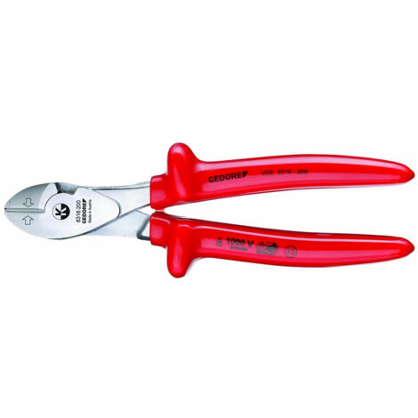 VDE-Kraft-Seitenschneider 200 mm, Tauchisolierung