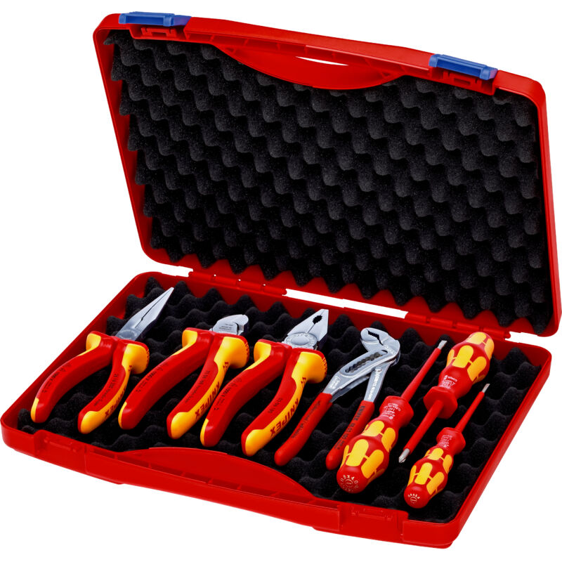 Knipex - 00 21 15 Jeu d'outils vde en valise 7 pièces C53320