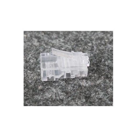 Legrand – Connecteurs RJ45 catégorie 5E 8 contacts – Revêtement en or pour conductivité – Câble rond pour connexions réseau – Livré à l'unité