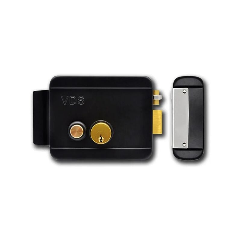 Serrure électrique centrale gauche/droite avec bouton 12v elc 167/e - VDS