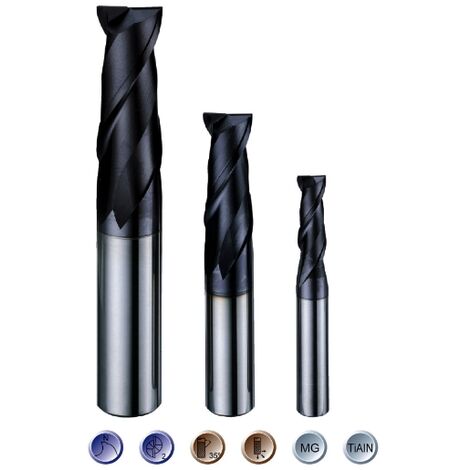 VE122-5,0FRESA CARBURO 2-L/SC  Ø5MM-LONG.50MM. MG/TIALN VE122-5,0FRESA CARBURO 2-L/SC  Ø5MM-LONG.50MM. MG/TIALN