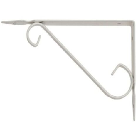 VECA - REGGIMENSOLA IN FERRO BATTUTO PERARREDO CASA 10CM - COLORE BIANCO