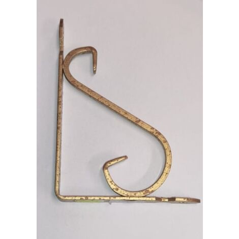 VECA - REGGIMENSOLA IN FERRO BATTUTO PERARREDO CASA 20CM - COLORE ARTE POVERA