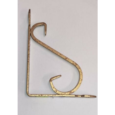 VECA - REGGIMENSOLA IN FERRO BATTUTO PERARREDO CASA 20CM - COLORE ARTE POVERA