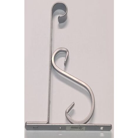 VECA - REGGIMENSOLA PER TV PER ARREDO CASA 40CM - COLORE ALLUMINIO VERNICIATO