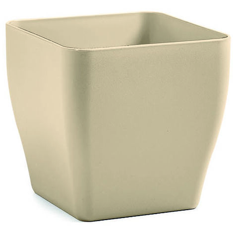 VECA VASO LIVING MATT QUADRATO 15 CM TERRACOTTA
