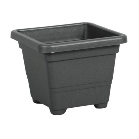 VECA VASO QUADRATO 54 CM 60% RICICLABILE ANTRACITE