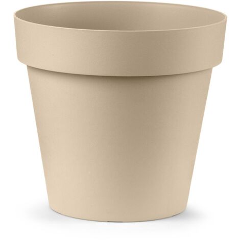 VECA VASO ROTONDO CLEO 40 CM 60% RICICLABILE TERRA LAGUNA