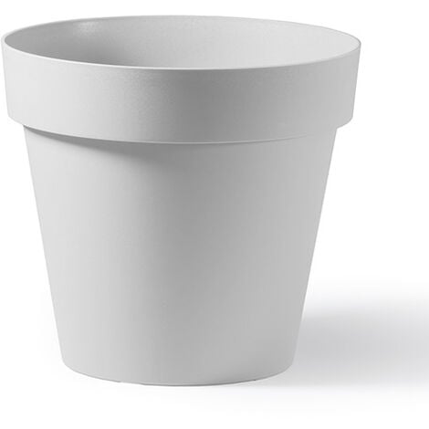 VASO IN CERAMICA BIANCO OPACO SHARON H. 50