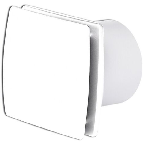 Vecamco extracteur e'lectrique externe avec support de ventilation naturelle   10 cm 19W IP44 blanc ide'al pour salles de bains et toilettes Bianco   10 cm