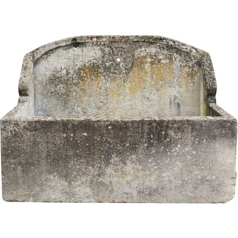 Fontana da muro in pietra arenaria grigia serena - Recuperando