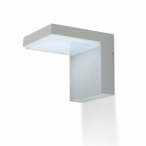 VECINO spot mural gris argent 230V LED 5W IP54 3000K