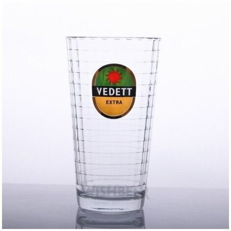 Vedett - Lot de 2 verres 567 g - Verres à bière officiels