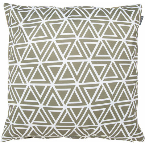 Veeva Coussins d'assise, Lot de 4, 43cm x 43cm, Coussins de Siège, Résistant à l’eau, Coussins d’intérieur et d’extérieur, Jaune/Vert