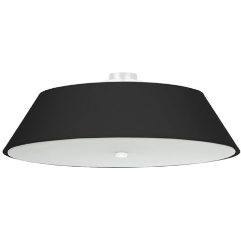 VEGA 70 schwarze Deckenleuchte