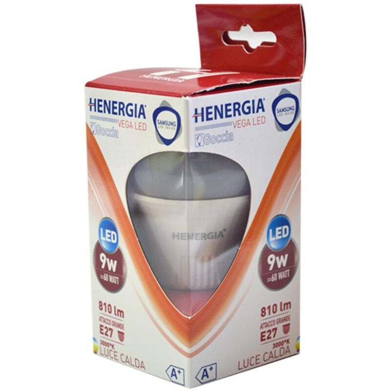Vega goccia A60 9W 3000K
