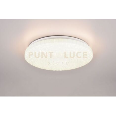 VEGA PLAFONIERA LED 16W 1900lm, 3000K DIFFUSORE LAVORATO ED EFFETTO CIELO STELLATO D.33CM