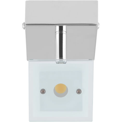 Vegard 1 Spot LED 5W 400lm rotatif chrome verre