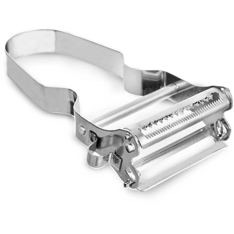 Bergner - Vegetable peeler with double blades for peeling and shredding