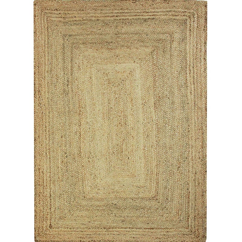 Vegetal jute - Tapis en jute tressé naturel 120x170