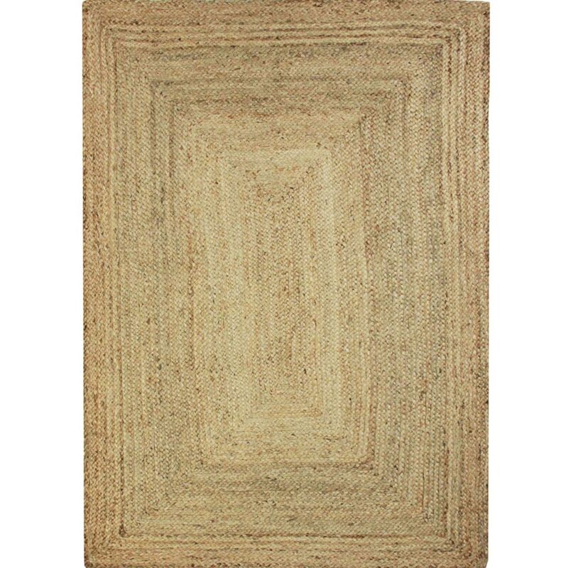 Thedecofactory - vegetal jute - Tapis en jute tressé naturel 220x360