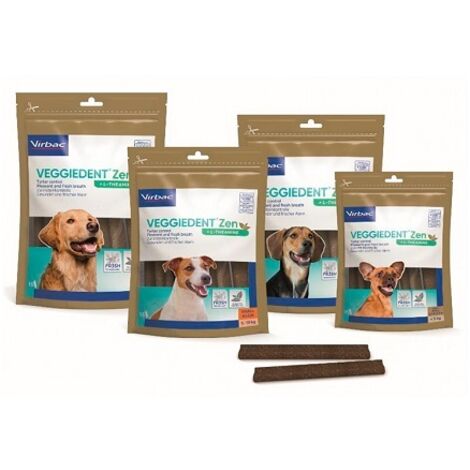 VEGGIE DENT ZEN L Snack de Higiene Bucal y Relajación para Perros