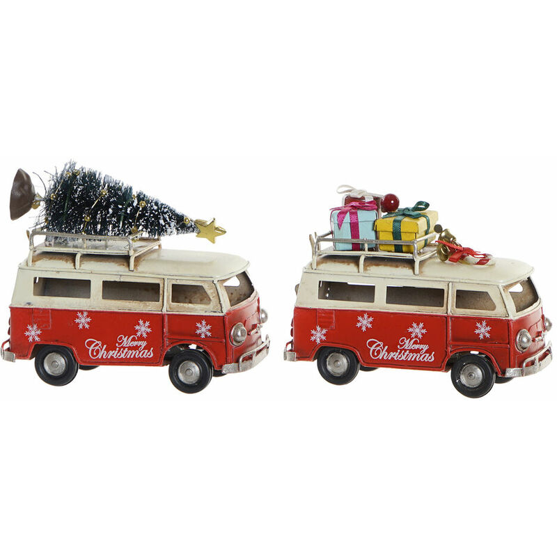 

Rogal - Vehículo dkd home decor decoración furgoneta navidad (2 pcs) (11.5 x 5 x 8.5 cm)