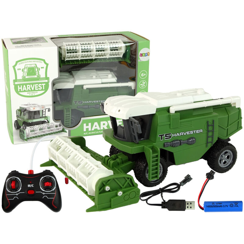 Véhicule Agricole Moissonneuse-batteuse R/C 29 cm Vert