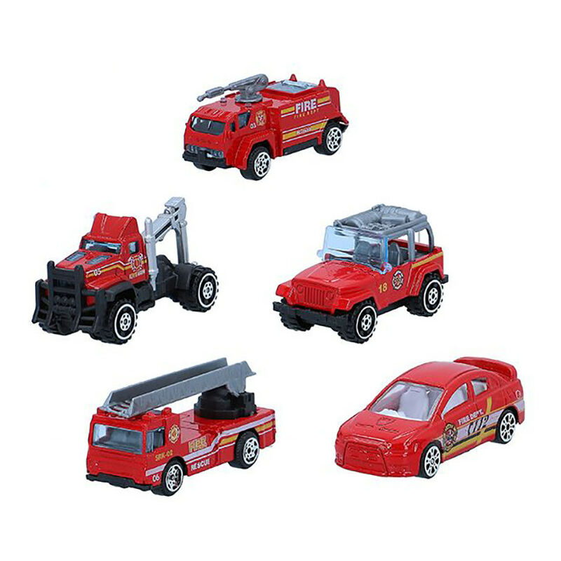

VEHICULOS SET 5 JUGUETE INFANTIL SPEED&GO Color - Rojo