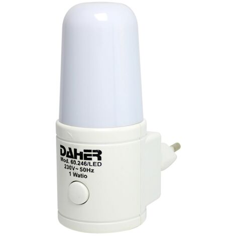 VEILLEUSE 5 LED BLANCHE 1W TUBULAIRE