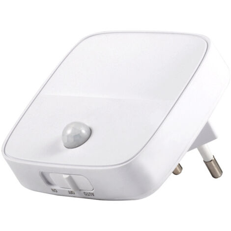 Veilleuse à capteur 0,2 W, veilleuse adhésive, veilleuse LED sans fil à piles, applique murale LED blanc chaud