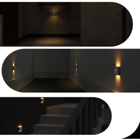 Lampe de Toilette, Veilleuse LED - Détecteur de Mouvement - 8 Couleurs  Programmables - Achat & prix