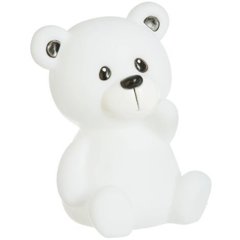 Veilleuse à pile ourson H.14cm - Atmosphera créateur d'intérieur