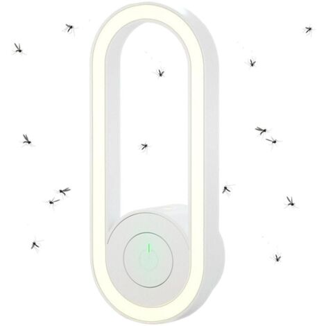 Veilleuse Anti-Insectes-Insectifuges pour l'intérieur-Ultrasonic Bugs Repeller Light-Contrôle électronique des Insectes répulsifs pour Les moustiques-LIAIKI