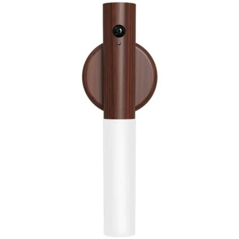 Veilleuse avec détecteur de mouvement, applique murale en bois pour couloir avec capteur magnétique de présence, lampe LED portable rechargeable pour chambre, couloir, cage d'escalier