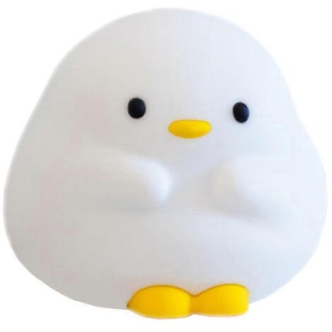 Veilleuse Canard, Lampe Canard Mignonne, Veilleuse en Silicone Souple --