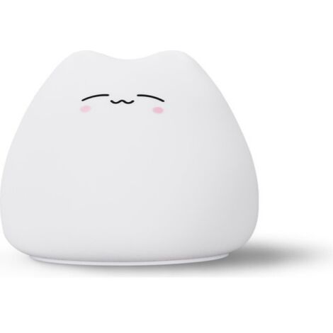 Veilleuse chat en silicone colorée,Lumière tactile, silicone,veilleuse